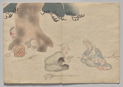 Scene fra The Kōrin Picture Book (bind 1) af Nakamura Hochu
