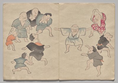 Scene fra The Kōrin Picture Book (bind 1) af Nakamura Hochu