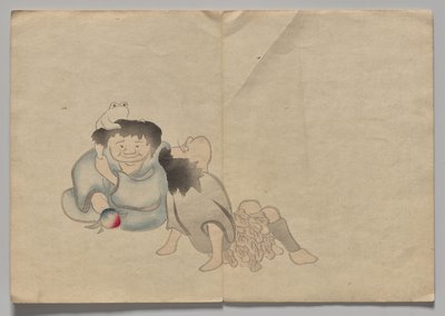 Scene fra The Kōrin Picture Book (bind 2) af Nakamura Hochu