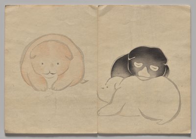 Scene fra The Kōrin Picture Book (bind 2) af Nakamura Hochu