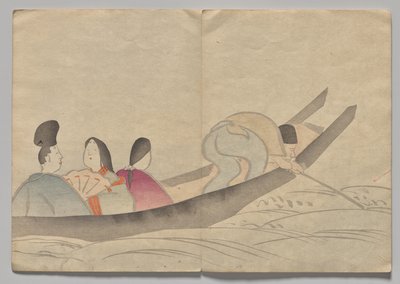 Scene fra The Kōrin Picture Book (bind 2) af Nakamura Hochu