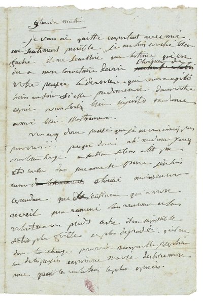 Brev til Josephine de Beauharnais af Napoleon Bonaparte