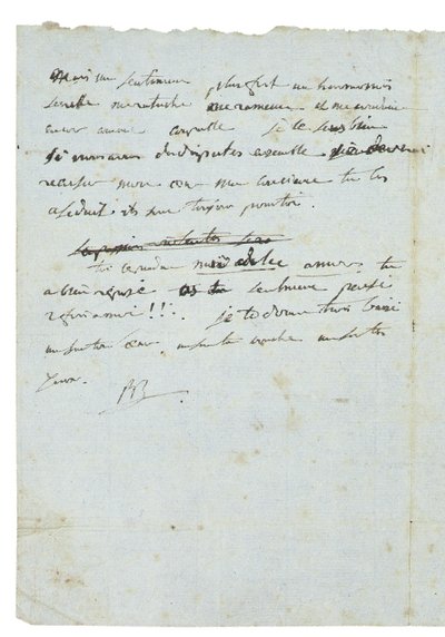 Brev til Josephine de Beauharnais af Napoleon Bonaparte