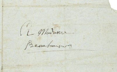 Brev til Josephine de Beauharnais af Napoleon Bonaparte