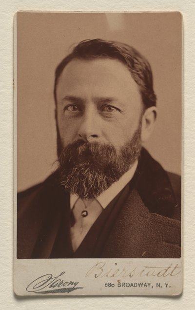 Albert Bierstadt af Napoleon Sarony