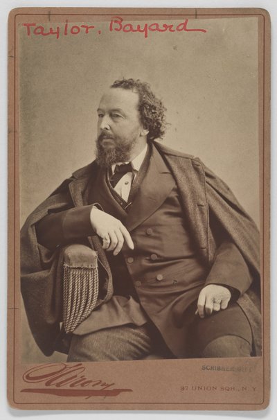 Bayard Taylor af Napoleon Sarony