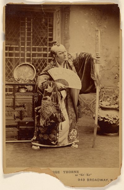 George (?) Thorne som „Ko-Ko“ af Napoleon Sarony