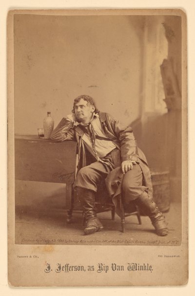 Joseph Jefferson af Napoleon Sarony