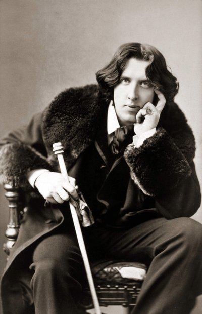 Portræt af Oscar Wilde af Napoleon Sarony (1821 - 1896), omkring 1882. af Napoleon Sarony