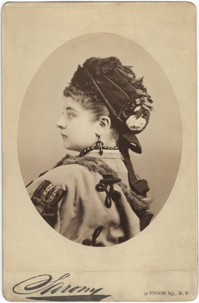 Portræt af Pauline Lucca 1841-1908 af Napoleon Sarony