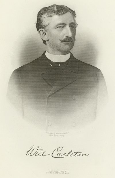 Will Carleton af Napoleon Sarony