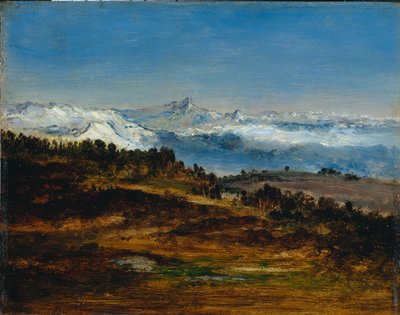 Pyrenæerne, toppen af Midi de Bigorre, 1871-1872. af Narcisse Diaz de la Pena