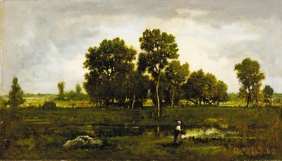 Fagotière nær hugormdammen, 1862 af Narcisse Virgile Diaz de la Peña