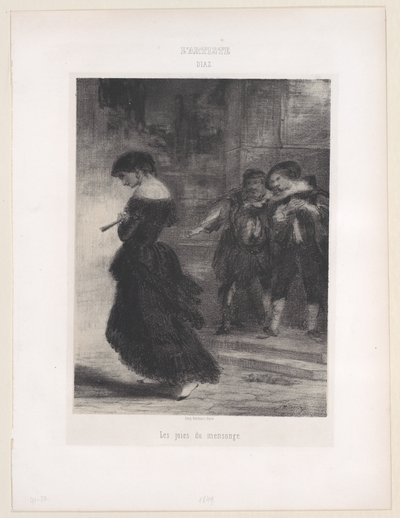 Løgnens glæder, 1830-76., 1830-76. af Narcisse Virgile Diaz de la Peña
