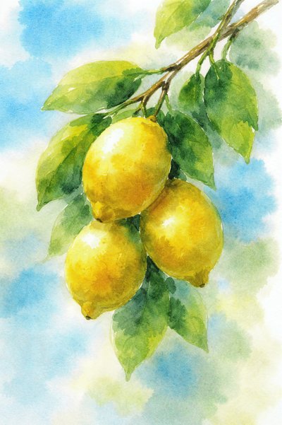 Lys citrongren af Natalie Bruns