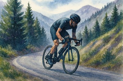 Cykling i bjergene af Natalie Bruns