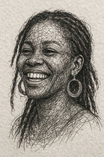 Glade dreadlocks smiler af Natalie Bruns
