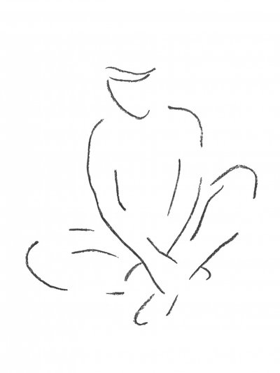 Meditation i siddende stilling af Natalie Bruns