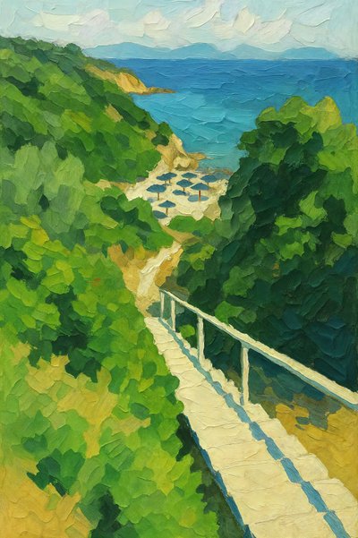 Trapperne ved Sunny Beach af Natalie Bruns