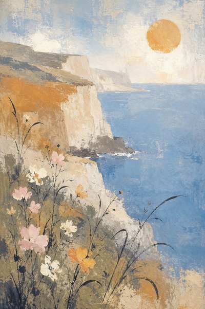 Solrige kystblomster af Natalie Bruns