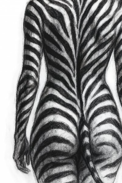 Form med zebrastriber af Natalie Bruns