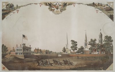 Udsigt over den offentlige plads, Atlanta, Georgia af Nathan B. Abbott