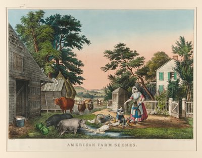 Amerikanske gårdscener. Nr.2 af Nathaniel Currier