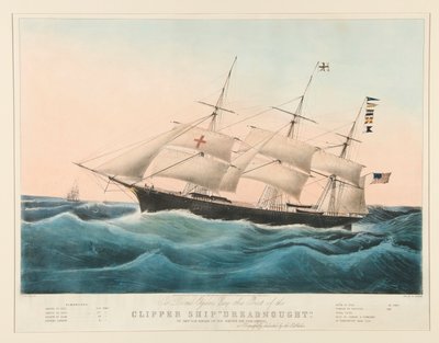 Clipper skib af Nathaniel Currier