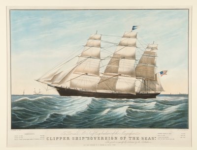 Clipper skib af Nathaniel Currier