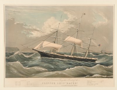 Clipper skib af Nathaniel Currier