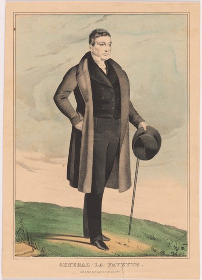 Marquis de Lafayette af Nathaniel Currier