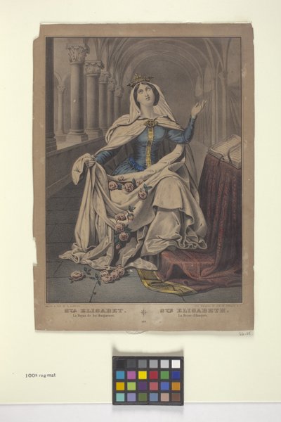 St. Elizabeth (blæk, blyant) af Nathaniel Currier