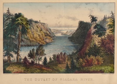 Niagara-flodens udløb af Nathaniel Currier