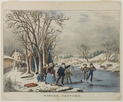 Vinter tidsfordriv af Nathaniel Currier