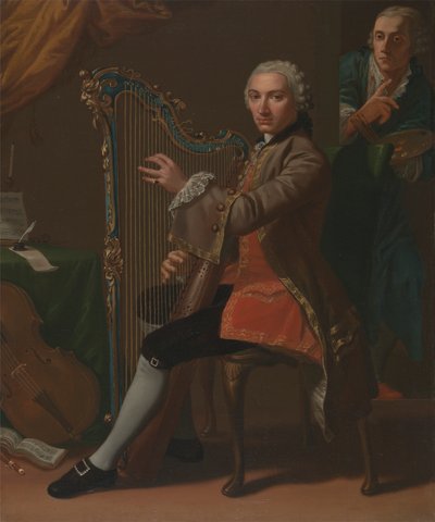 Cristiano Giuseppe Lidarti og Giovanni Battista Tempesti af Nathaniel Dance