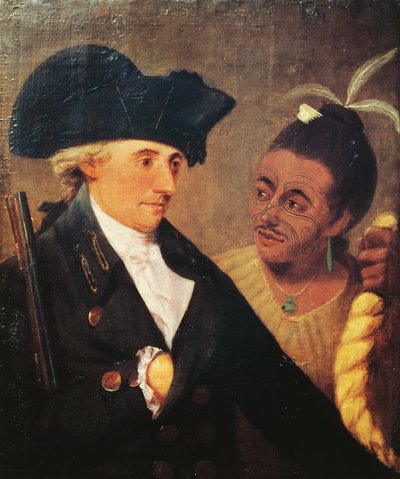 Portræt af kaptajn Charles Clerke (1741-1779), engelsk kaptajn og rejsekammerat af James Cook (1728-1779). Maleri af Nathaniel Dance-Holland (1735-1811) af Nathaniel Dance Holland