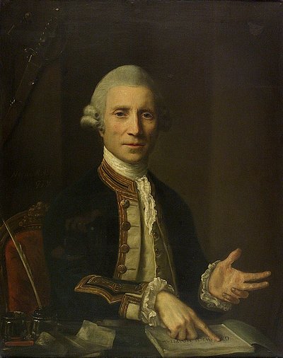 Kaptajn Thomas Baillie (død 1802) af Nathaniel Hone