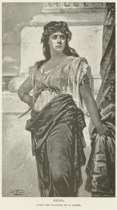 Medea (gravering) af Nathaniel Sichel