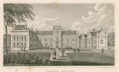 Dulwich College, London af Nathaniel Whittock
