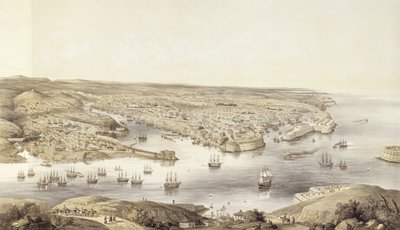 Sebastopol in All Its Glory, 1848, indgraveret af Day und Son, udgivet 1857 af Nathaniel Whittock