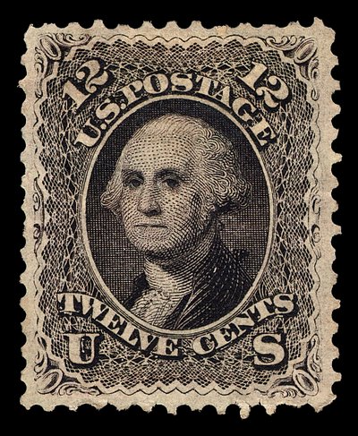 12c Washington single, 1861. af National Bank Note Company