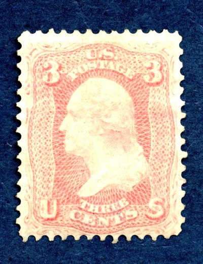 3c Washington single, 17. august 1861. af National Bank Note Company