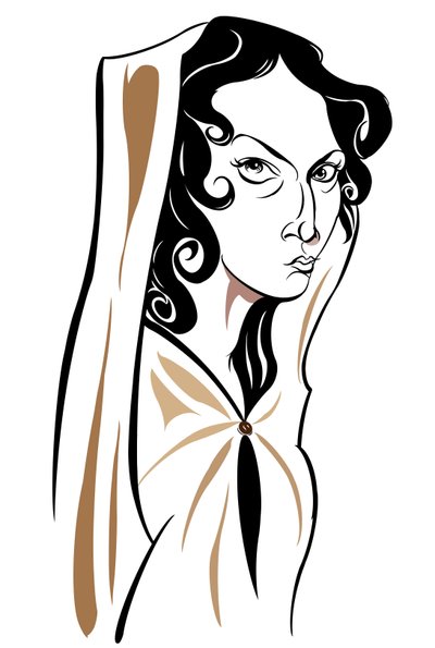 Anne Bronte, 2019 (digital) af Neale Osborne