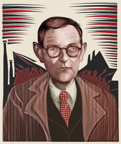 Dmitri Shostakovich, 2021 (digital) af Neale Osborne