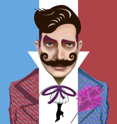 Georges Feydeau, 2021 (digital) af Neale Osborne
