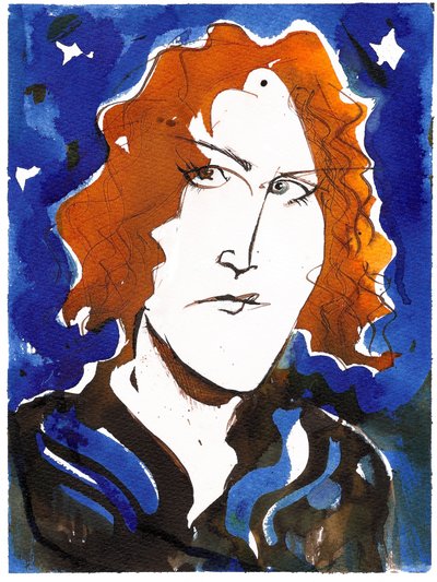 Helen Grime, 2025 (blæk) af Neale Osborne