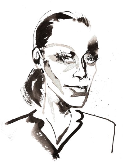 Ingrid Thulin, 2025 (blæk) af Neale Osborne