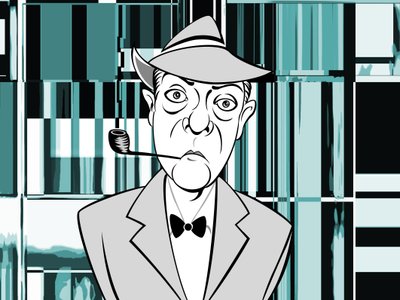 Jacques Tati (digital) af Neale Osborne