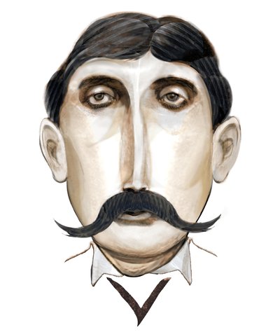 Marcel Proust, 2021 (digital) af Neale Osborne