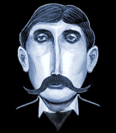 Marcel Proust, 2021 (digital) af Neale Osborne